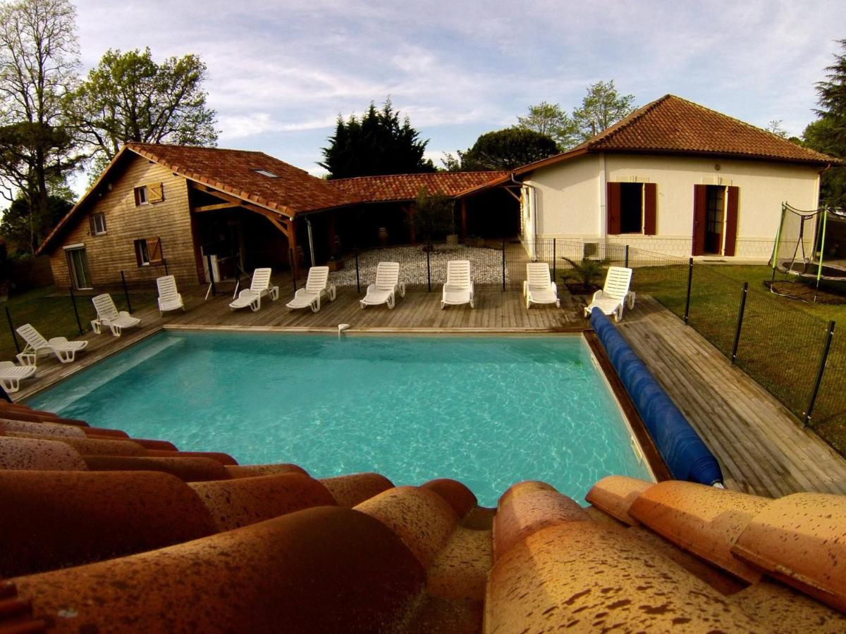 Ensemble De 3 Villas Avec Piscine Chauffee, Esprit Detente Sanguinet Kültér fotó