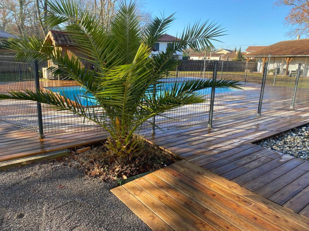 Ensemble De 3 Villas Avec Piscine Chauffee, Esprit Detente Sanguinet Kültér fotó