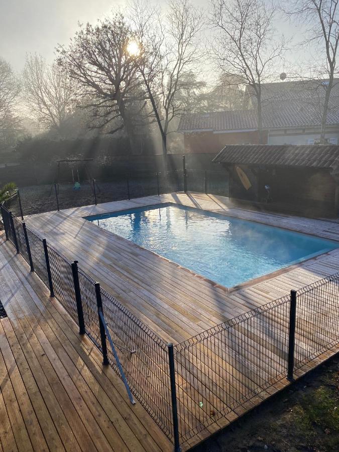 Ensemble De 3 Villas Avec Piscine Chauffee, Esprit Detente Sanguinet Kültér fotó